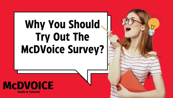 Why You Should Try Out The McDVoice Survey?